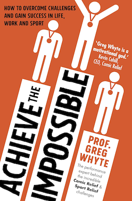 Book written by Professor Greg Whyte OBE