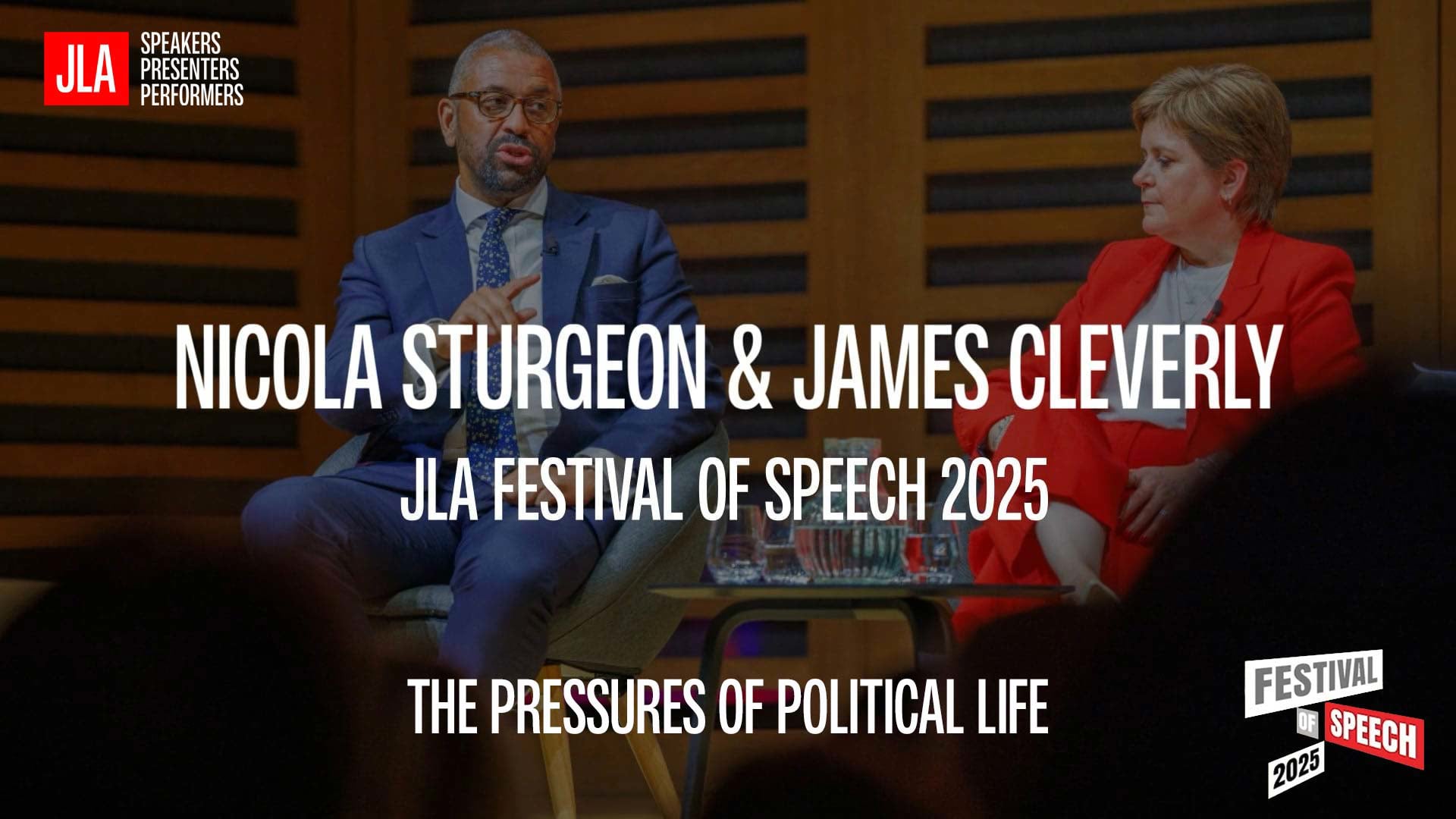 Nicola Sturgeon and James Cleverly on the pressures of political life.