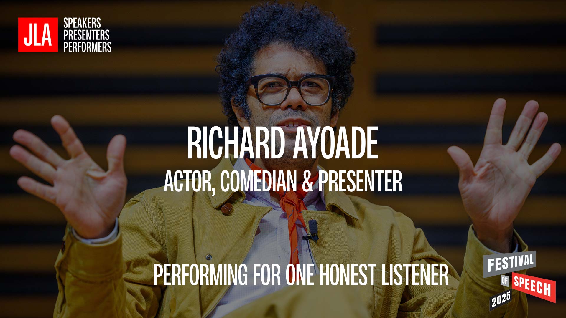 Richard Ayoade: Performing for One Honest Listener