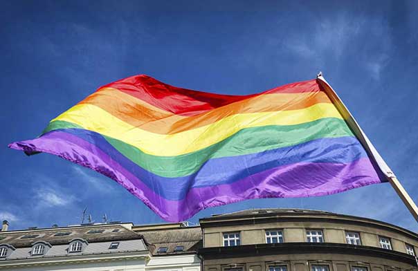 Pride month flag