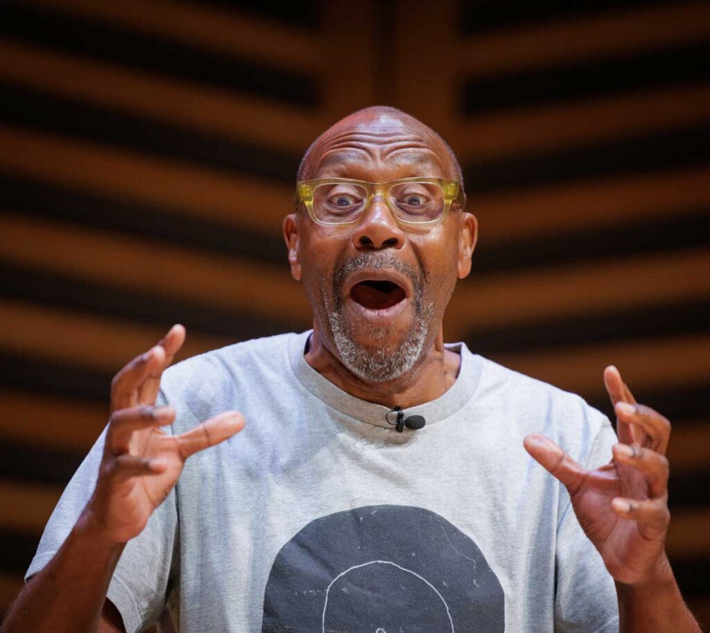 Lenny Henry on stage at Festival of Speech 2026